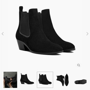 Thursday Boot Company Duchess Bootie Size 7 in Black Suede